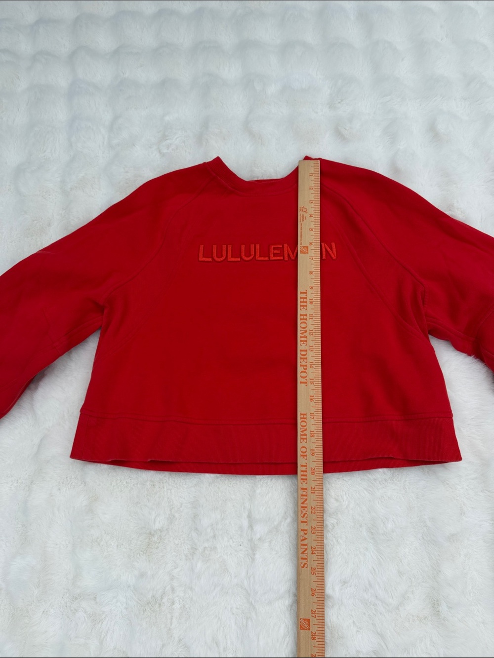 Lululemon scuba oversized Red Pullover Sweatshirt M/L - Picture 3 of 10